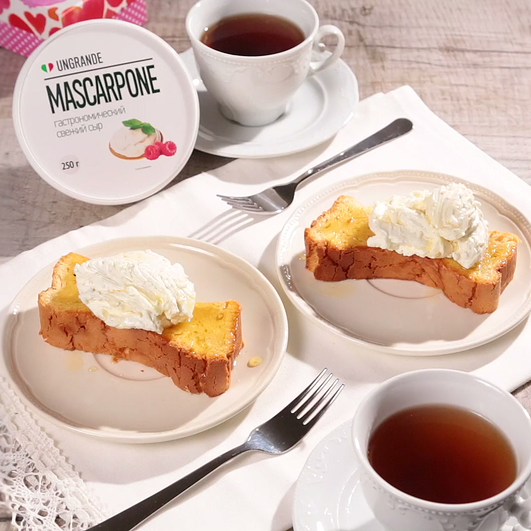 Как приготовить Кукурузный кекс с маскарпоне