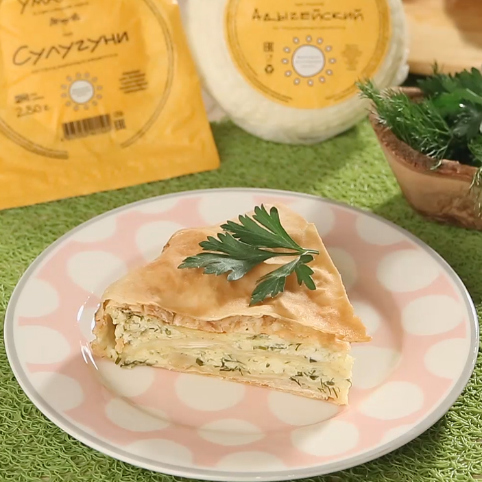 Пирог с адыгейским сыром — рецепт с фото пошагово