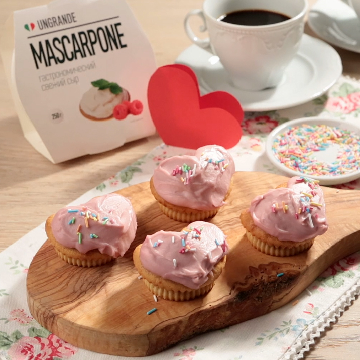 Как приготовить Капкейки с маскарпоне